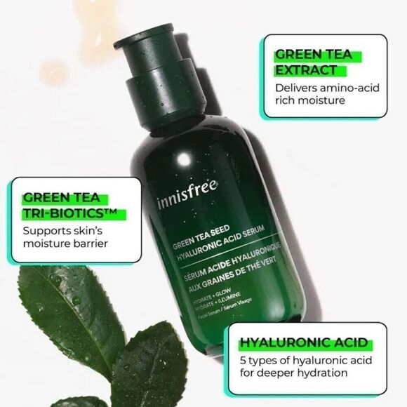 NIB Innisfree Green Tea Seed Hyaluronic Acid Serum - Picture 10 of 10